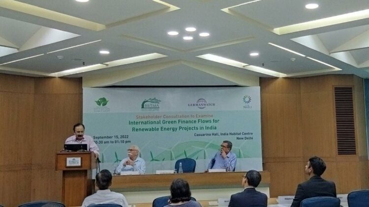 EVENT | Stakeholder Consultation to Examine International Green Finance Flows for Renewable Energy Projects in India