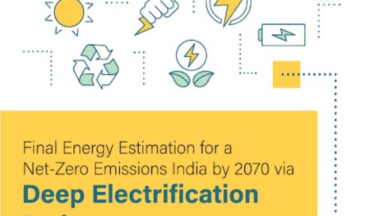 Final Energy Estimation for a Net-Zero Emissions India by 2070 via Deep Electrification Pathway