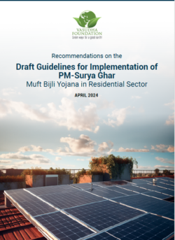 Recommendations on the Draft Guidelines for Implementation of PM-Surya Ghar