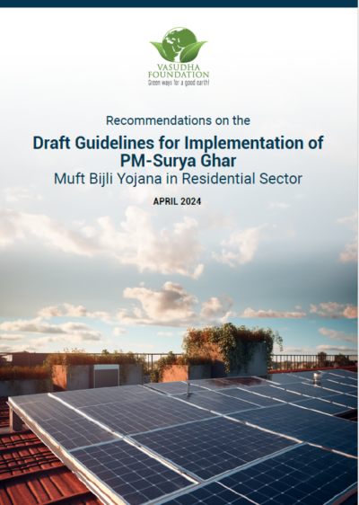 Recommendations on the Draft Guidelines for Implementation of PM-Surya Ghar