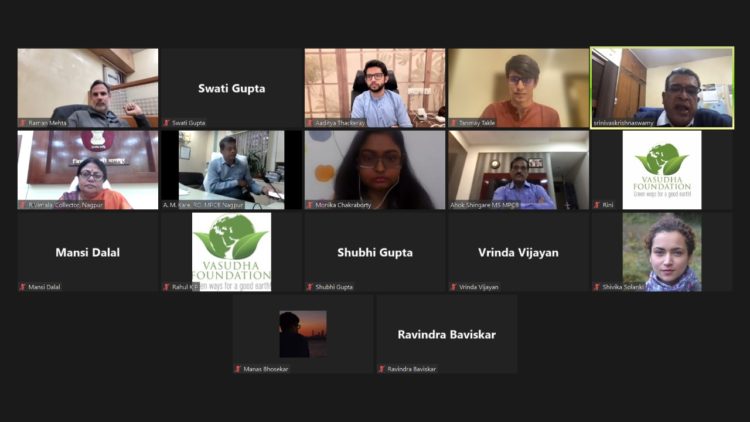 Virtual meeting with the Hon’ble Environment Minister of Maharashtra, Shri. Aaditya Thackeray